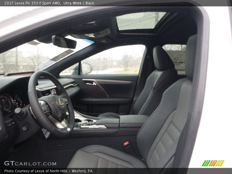 Ultra White / Black 2017 Lexus RX 350 F Sport AWD