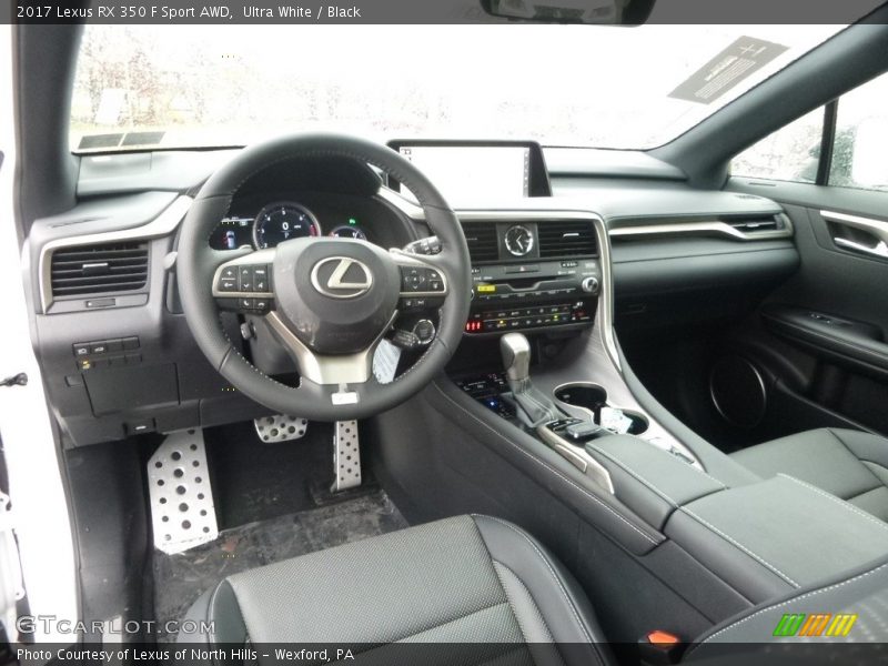 Ultra White / Black 2017 Lexus RX 350 F Sport AWD