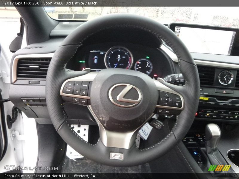 Ultra White / Black 2017 Lexus RX 350 F Sport AWD