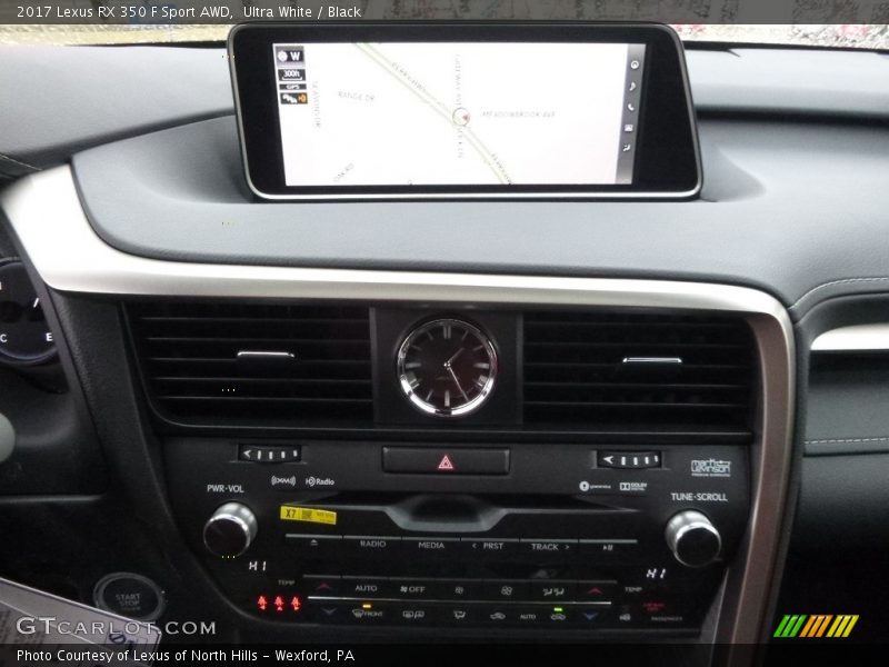 Ultra White / Black 2017 Lexus RX 350 F Sport AWD