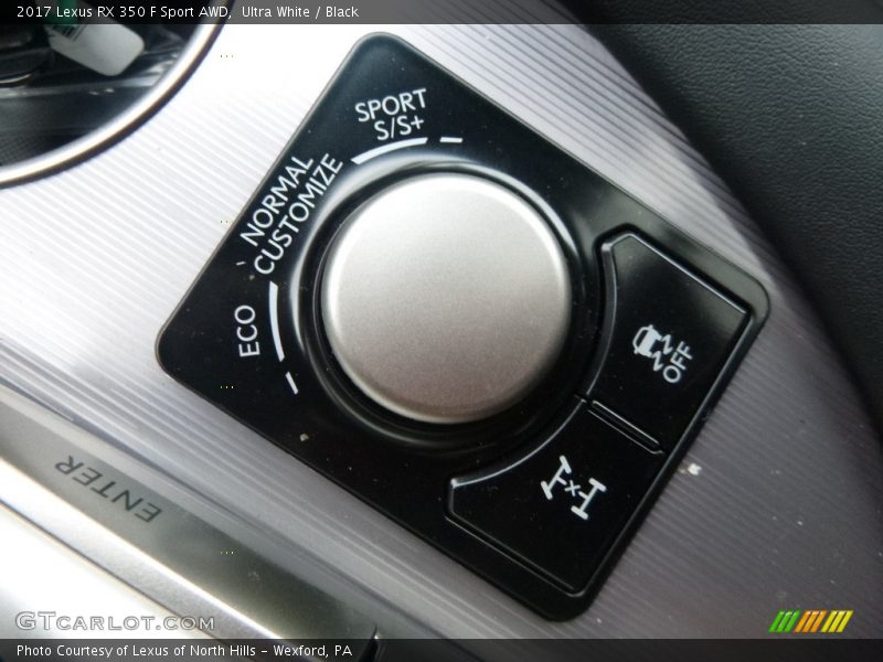 Ultra White / Black 2017 Lexus RX 350 F Sport AWD