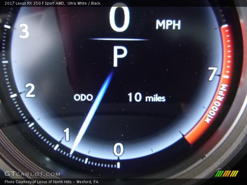 Ultra White / Black 2017 Lexus RX 350 F Sport AWD