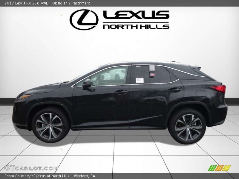 Obsidian / Parchment 2017 Lexus RX 350 AWD