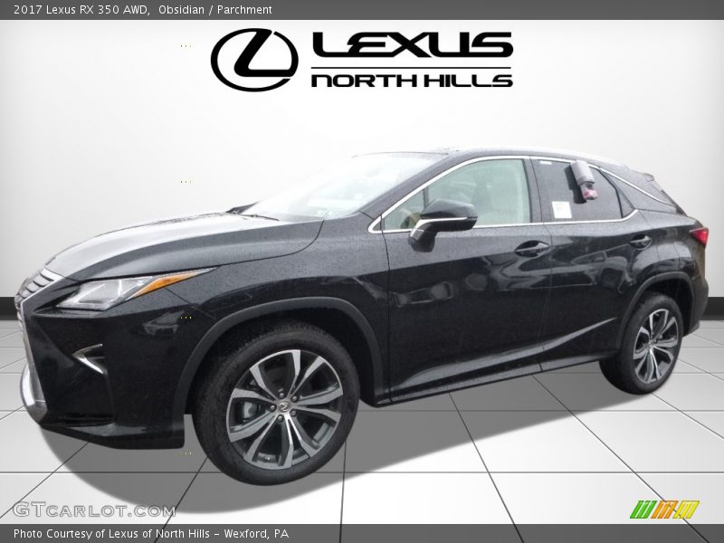 Obsidian / Parchment 2017 Lexus RX 350 AWD