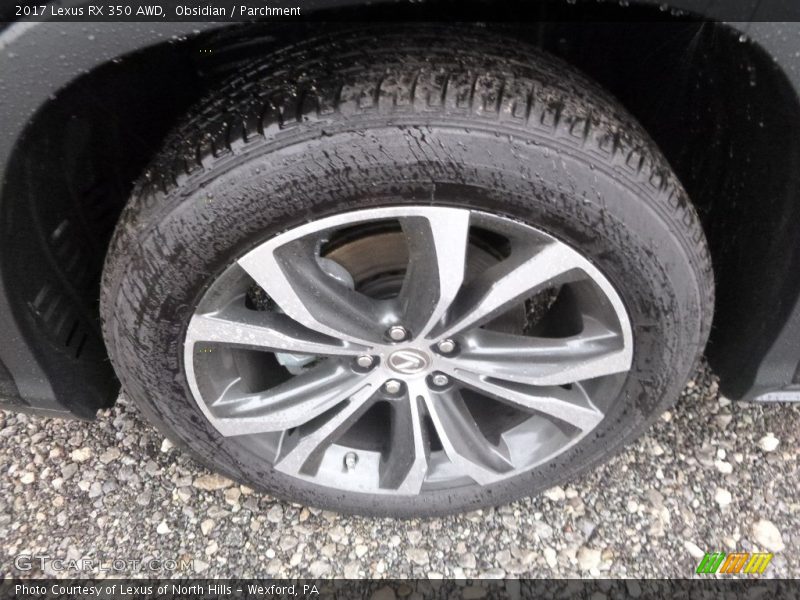 Obsidian / Parchment 2017 Lexus RX 350 AWD