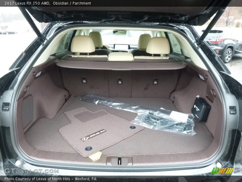 Obsidian / Parchment 2017 Lexus RX 350 AWD