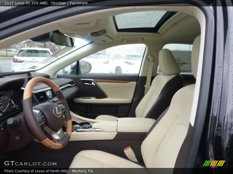 Obsidian / Parchment 2017 Lexus RX 350 AWD