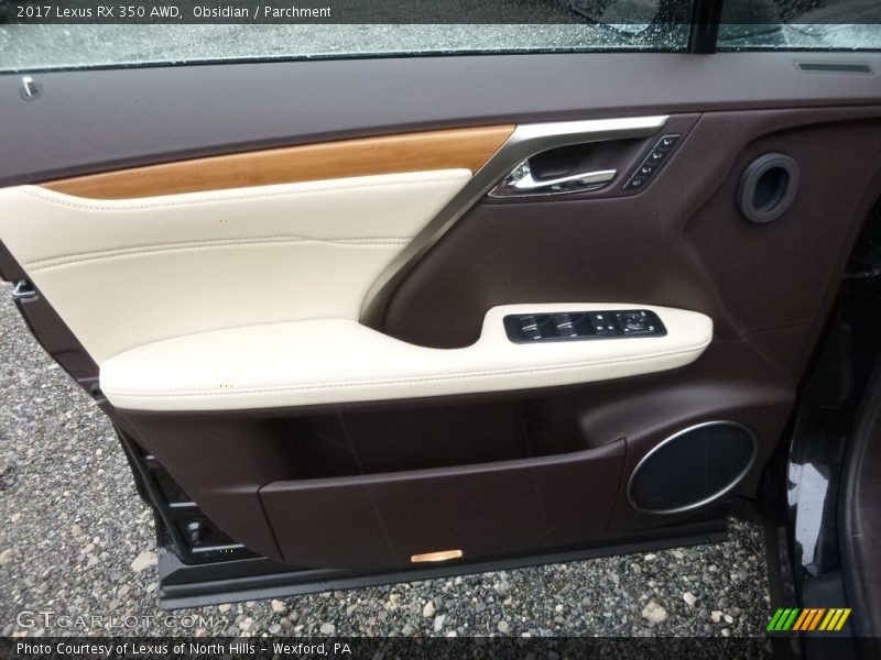 Obsidian / Parchment 2017 Lexus RX 350 AWD