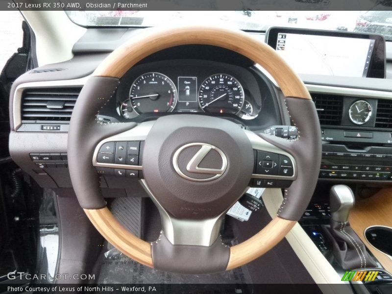Obsidian / Parchment 2017 Lexus RX 350 AWD