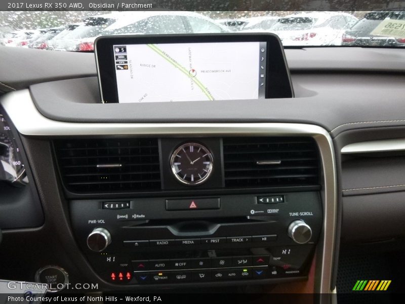 Obsidian / Parchment 2017 Lexus RX 350 AWD
