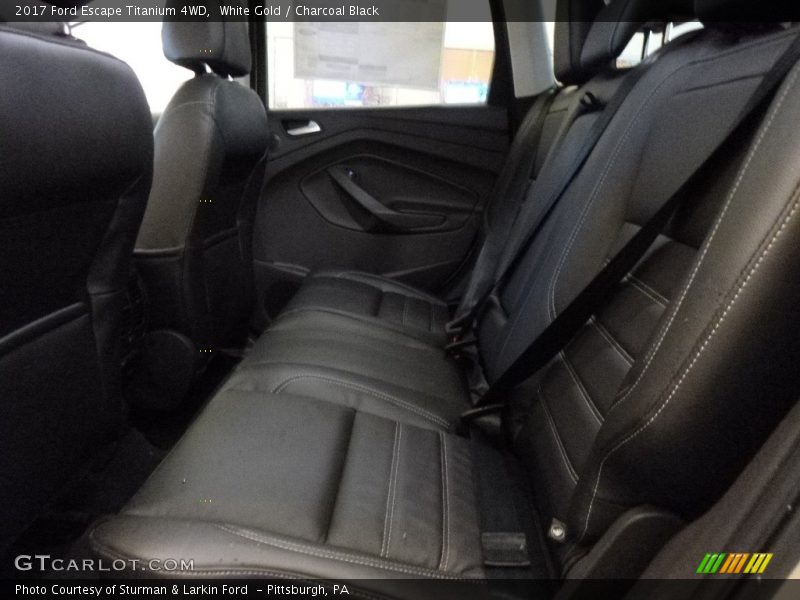 White Gold / Charcoal Black 2017 Ford Escape Titanium 4WD
