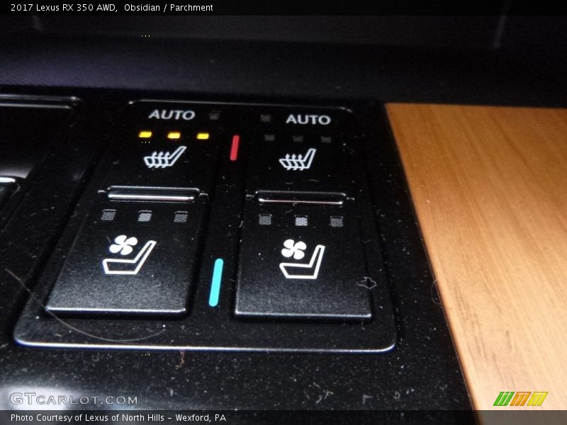 Obsidian / Parchment 2017 Lexus RX 350 AWD