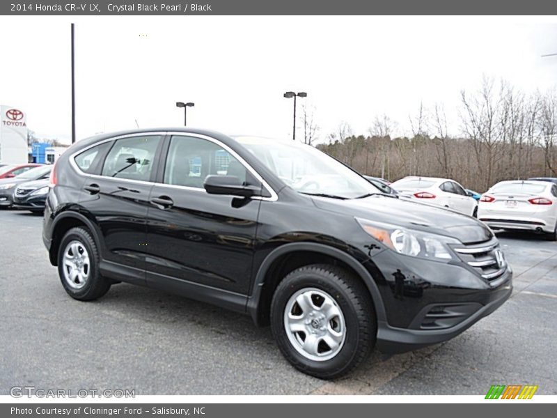 Crystal Black Pearl / Black 2014 Honda CR-V LX