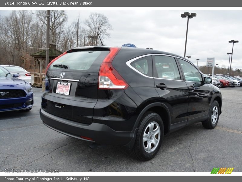 Crystal Black Pearl / Black 2014 Honda CR-V LX