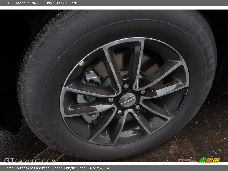 Pitch Black / Black 2017 Dodge Journey SE