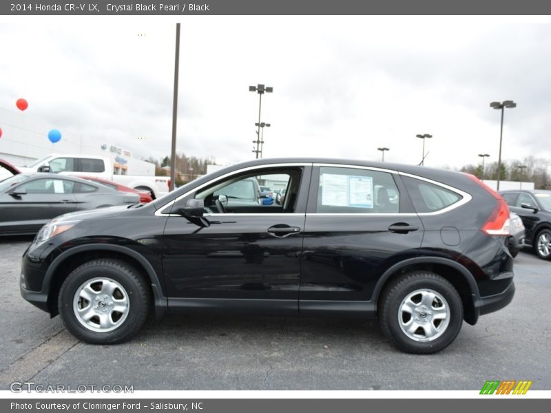 Crystal Black Pearl / Black 2014 Honda CR-V LX