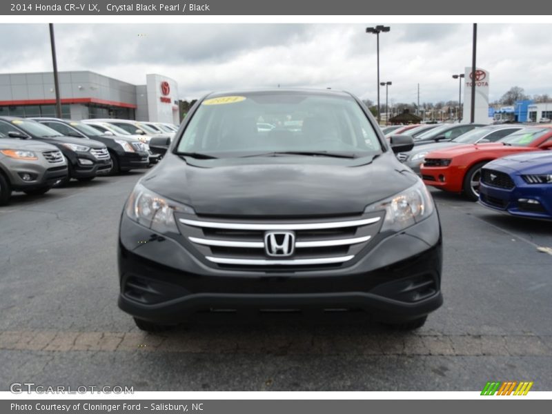 Crystal Black Pearl / Black 2014 Honda CR-V LX