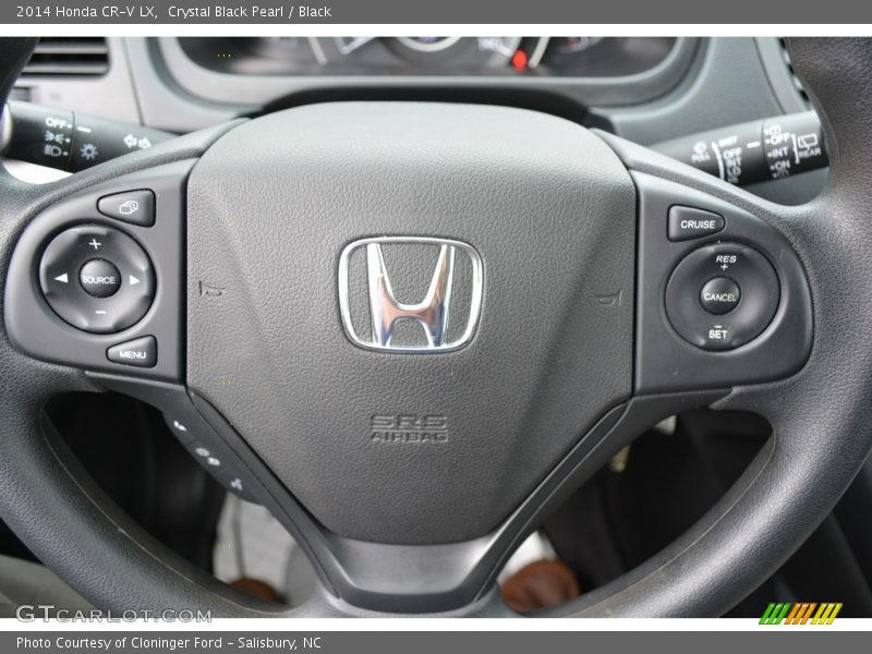 Crystal Black Pearl / Black 2014 Honda CR-V LX