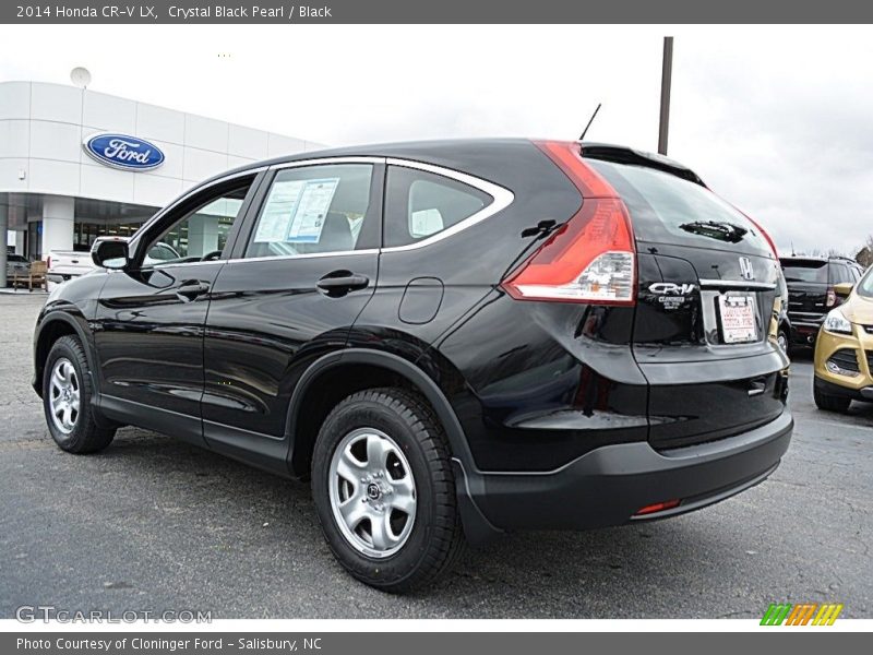 Crystal Black Pearl / Black 2014 Honda CR-V LX