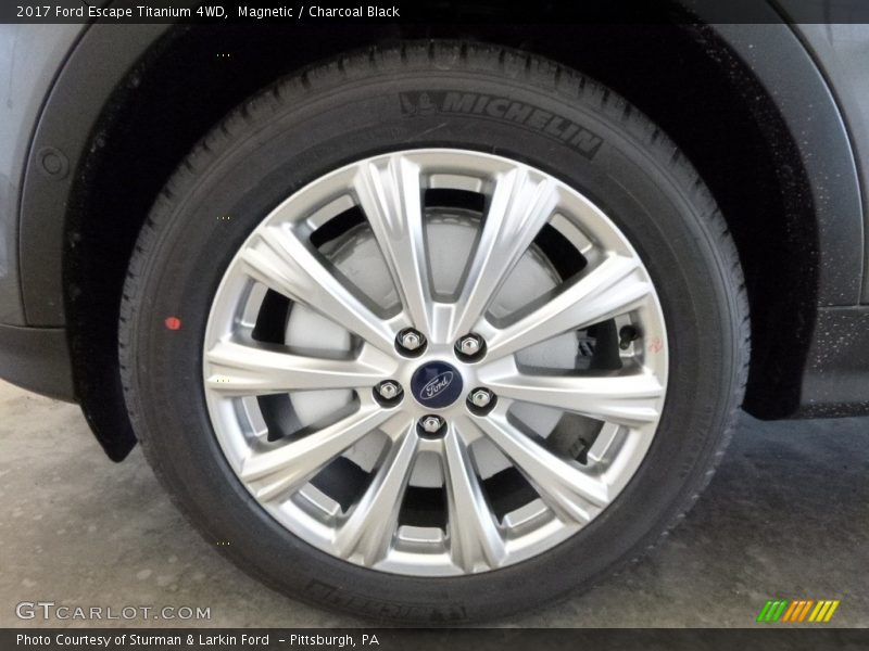 Magnetic / Charcoal Black 2017 Ford Escape Titanium 4WD