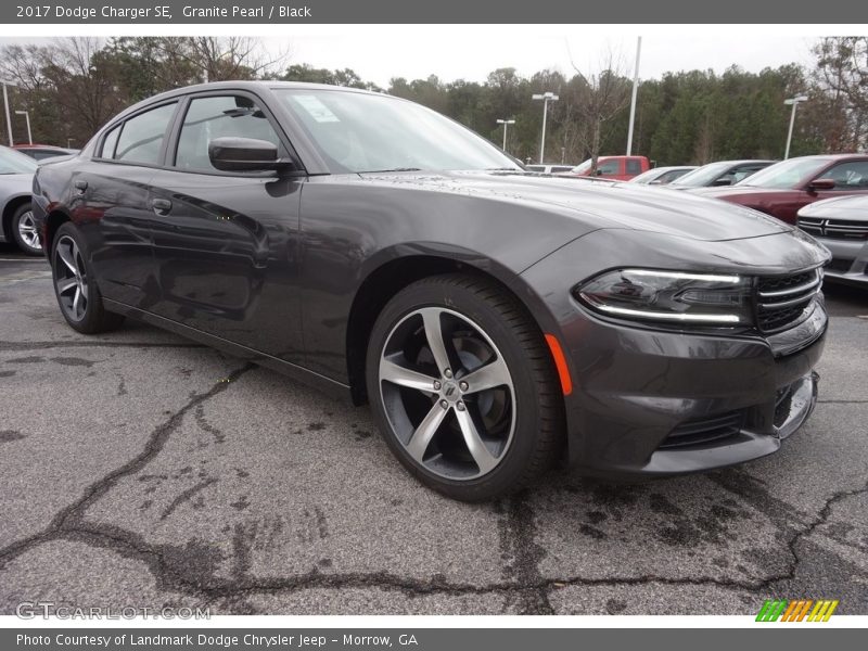 Granite Pearl / Black 2017 Dodge Charger SE