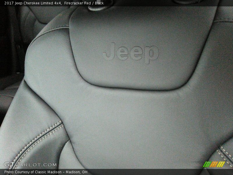 Firecracker Red / Black 2017 Jeep Cherokee Limited 4x4
