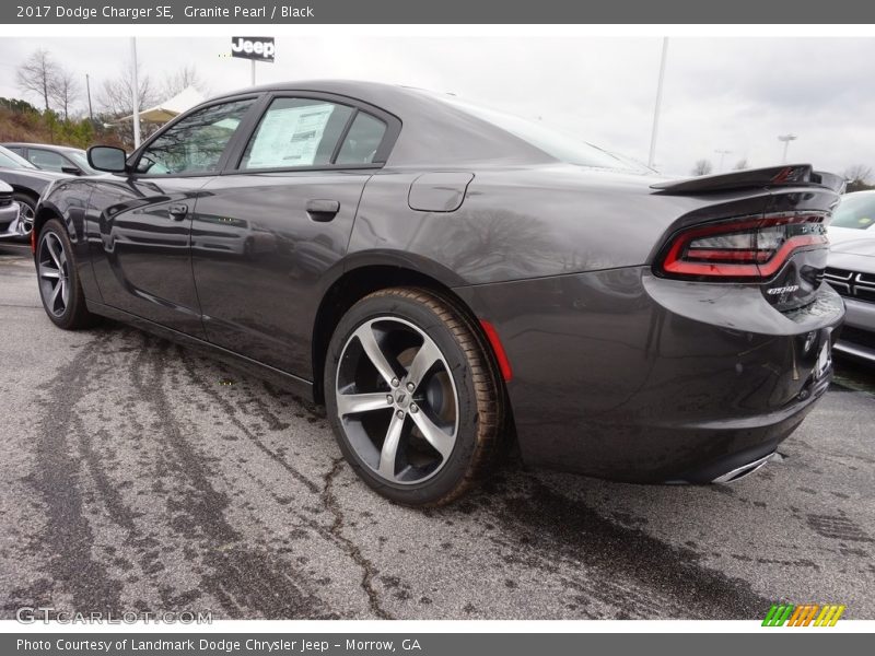 Granite Pearl / Black 2017 Dodge Charger SE