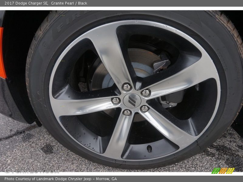 Granite Pearl / Black 2017 Dodge Charger SE