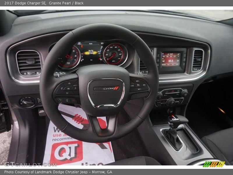 Granite Pearl / Black 2017 Dodge Charger SE