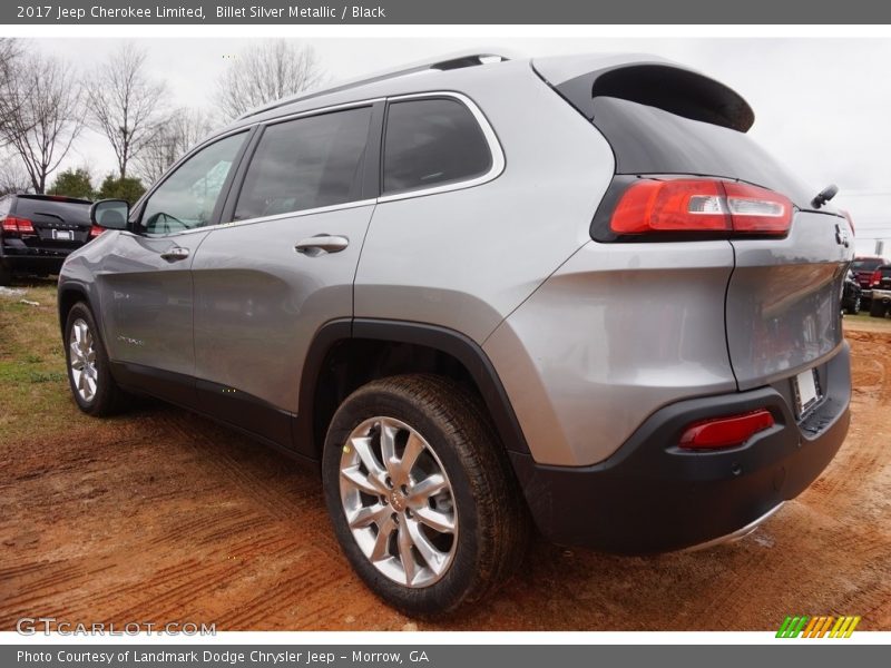 Billet Silver Metallic / Black 2017 Jeep Cherokee Limited