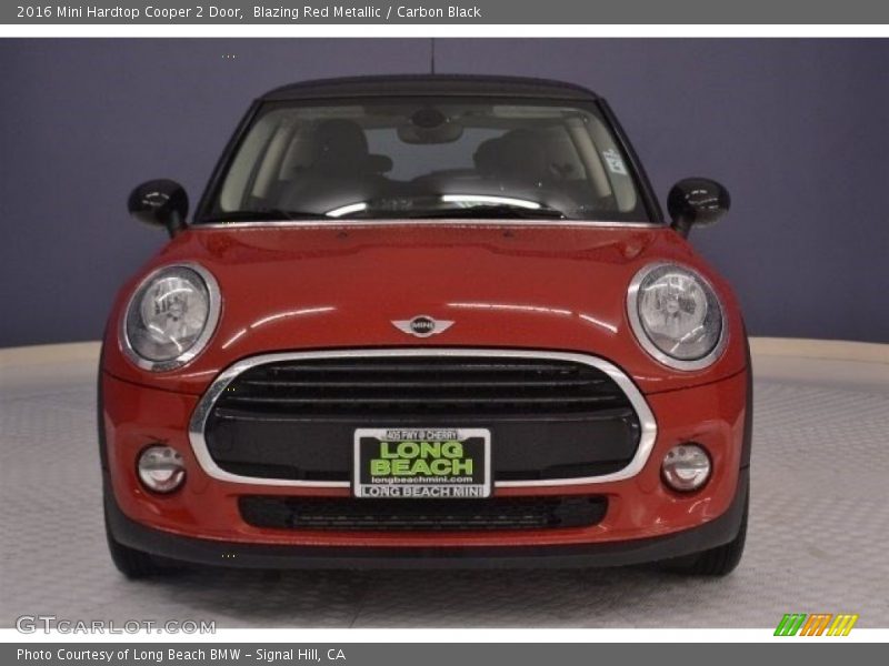 Blazing Red Metallic / Carbon Black 2016 Mini Hardtop Cooper 2 Door