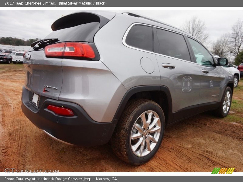 Billet Silver Metallic / Black 2017 Jeep Cherokee Limited