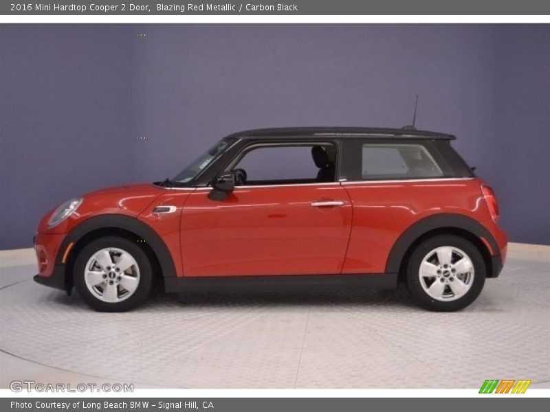Blazing Red Metallic / Carbon Black 2016 Mini Hardtop Cooper 2 Door