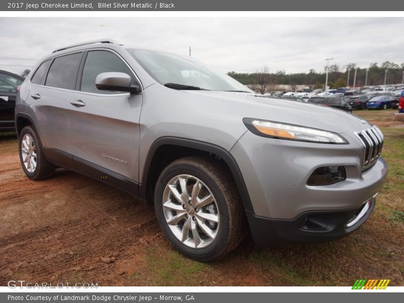 Billet Silver Metallic / Black 2017 Jeep Cherokee Limited