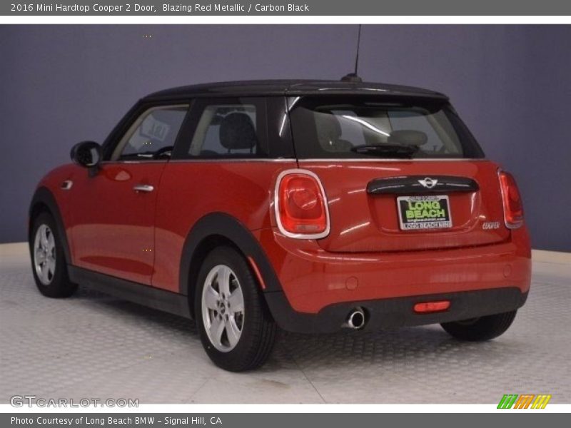 Blazing Red Metallic / Carbon Black 2016 Mini Hardtop Cooper 2 Door