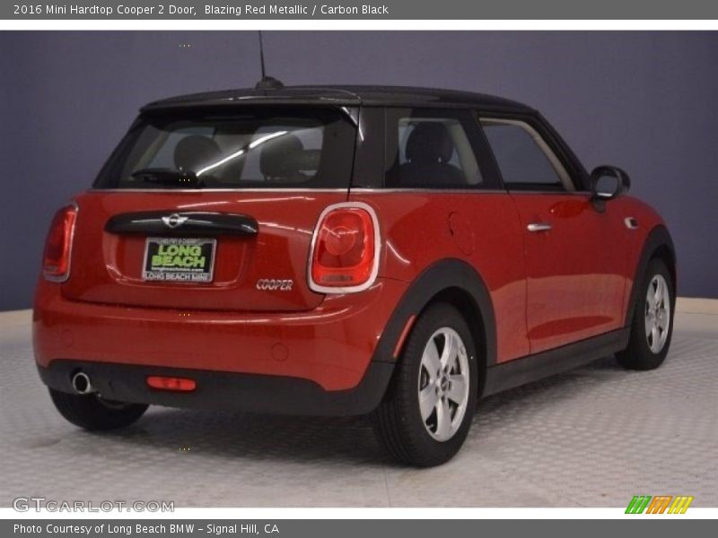 Blazing Red Metallic / Carbon Black 2016 Mini Hardtop Cooper 2 Door