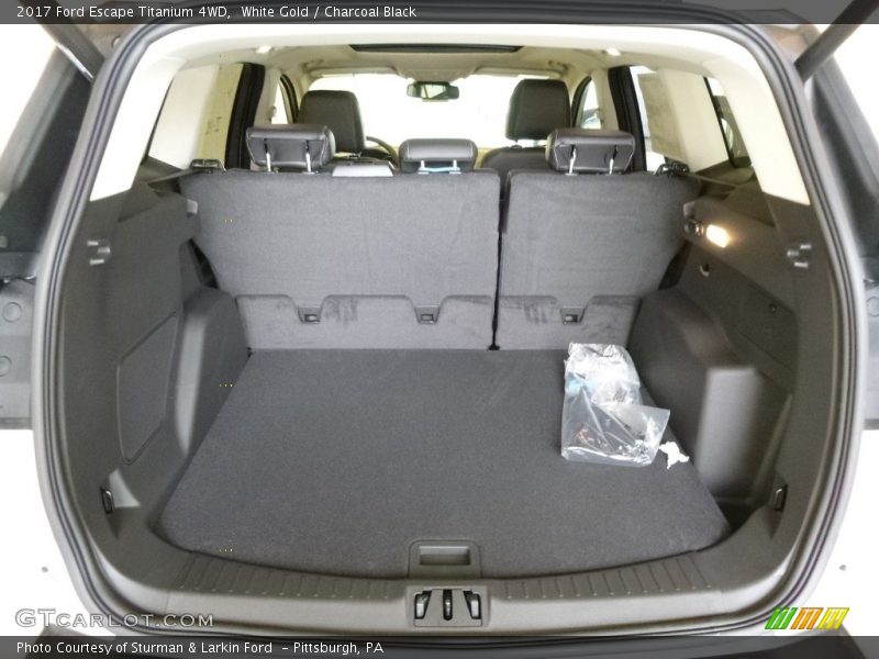 White Gold / Charcoal Black 2017 Ford Escape Titanium 4WD