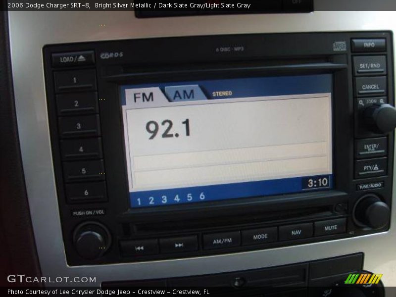 Bright Silver Metallic / Dark Slate Gray/Light Slate Gray 2006 Dodge Charger SRT-8