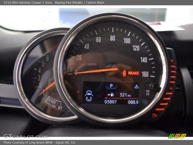 Blazing Red Metallic / Carbon Black 2016 Mini Hardtop Cooper 2 Door