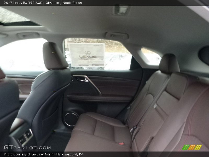 Obsidian / Noble Brown 2017 Lexus RX 350 AWD