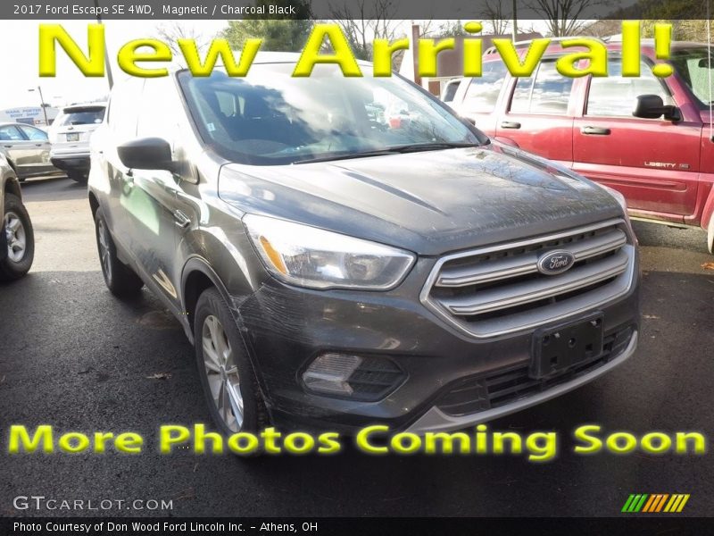 Magnetic / Charcoal Black 2017 Ford Escape SE 4WD
