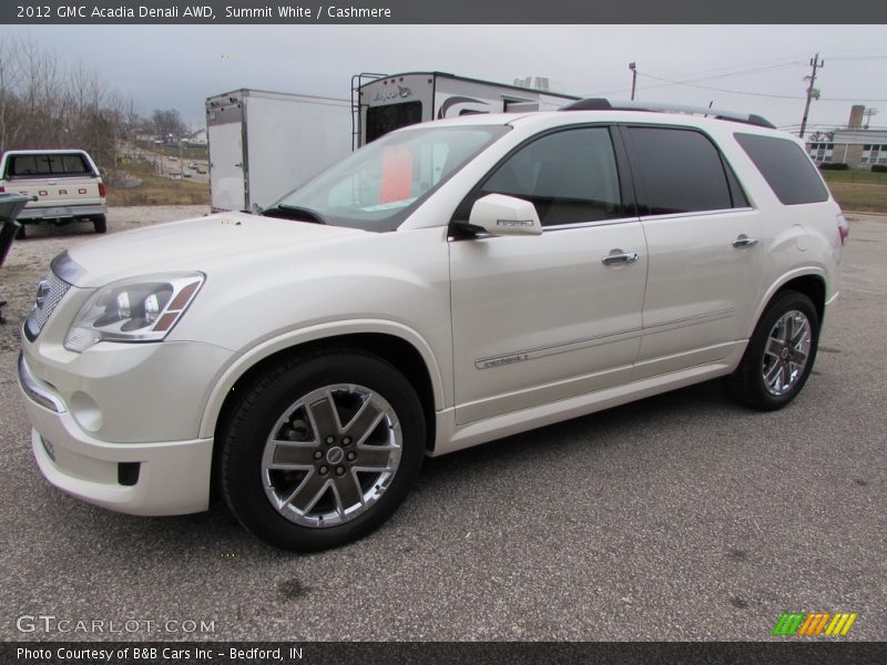 Summit White / Cashmere 2012 GMC Acadia Denali AWD