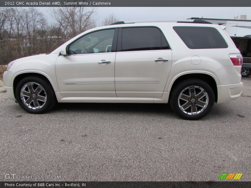 Summit White / Cashmere 2012 GMC Acadia Denali AWD
