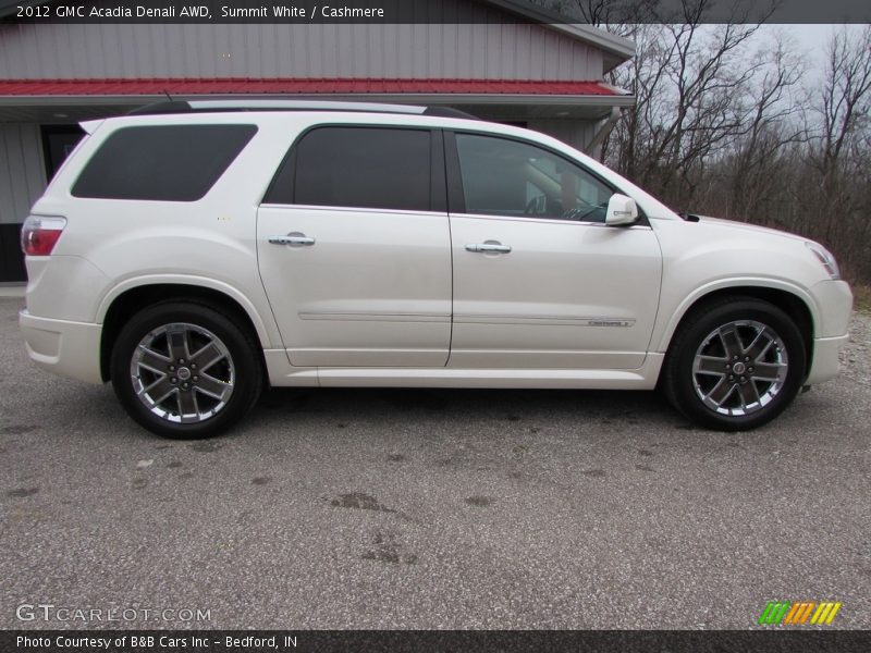 Summit White / Cashmere 2012 GMC Acadia Denali AWD