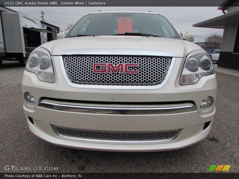 Summit White / Cashmere 2012 GMC Acadia Denali AWD