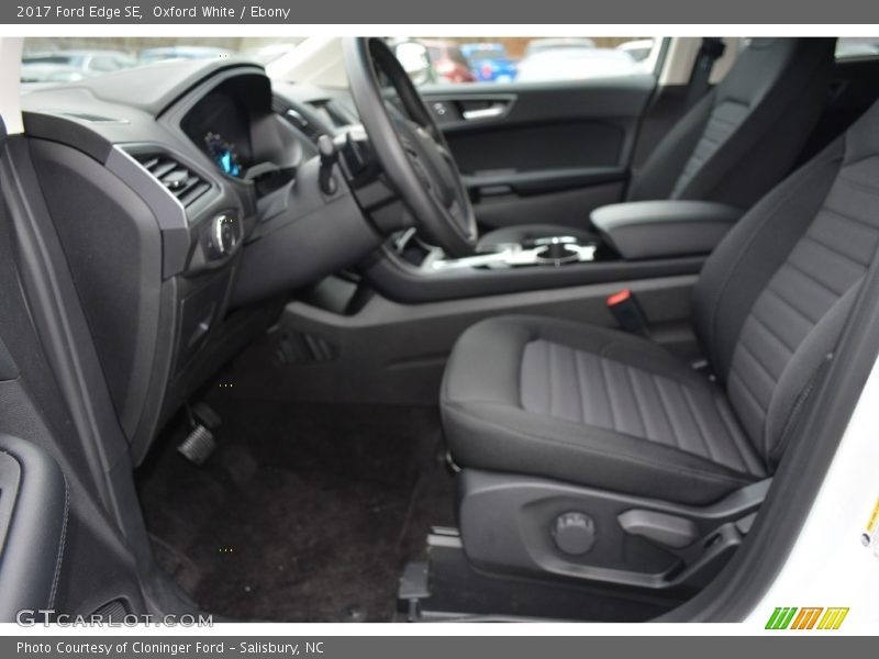 Oxford White / Ebony 2017 Ford Edge SE