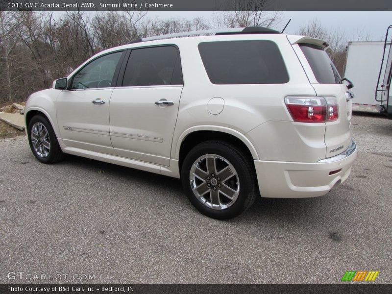 Summit White / Cashmere 2012 GMC Acadia Denali AWD