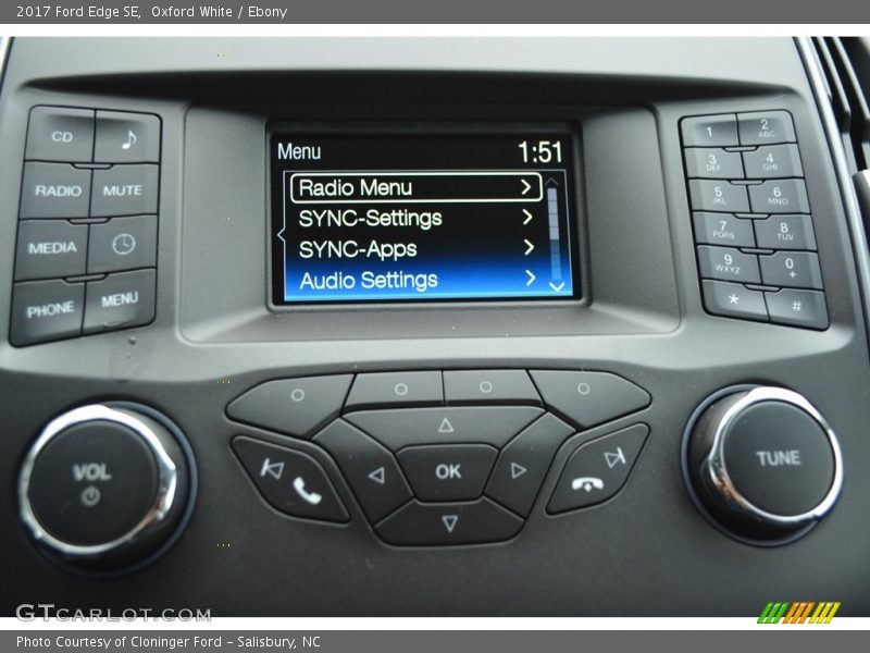 Controls of 2017 Edge SE