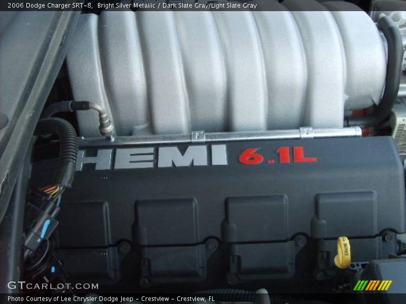 Bright Silver Metallic / Dark Slate Gray/Light Slate Gray 2006 Dodge Charger SRT-8