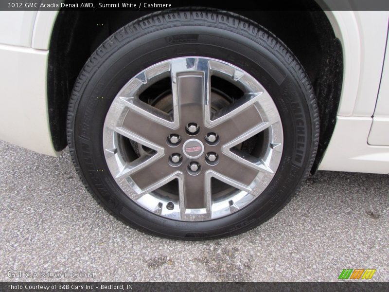 Summit White / Cashmere 2012 GMC Acadia Denali AWD